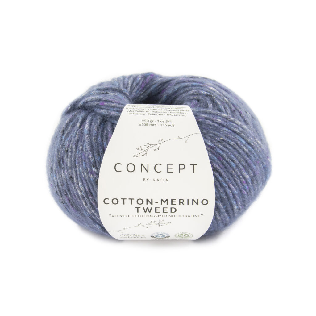 Katia Cotton-Merino tweed (cotton, merino wool)